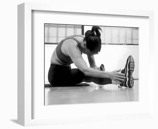 Women Stretching During Exercise Session, New York, New York, USA-Paul Sutton-Framed Photographic Print