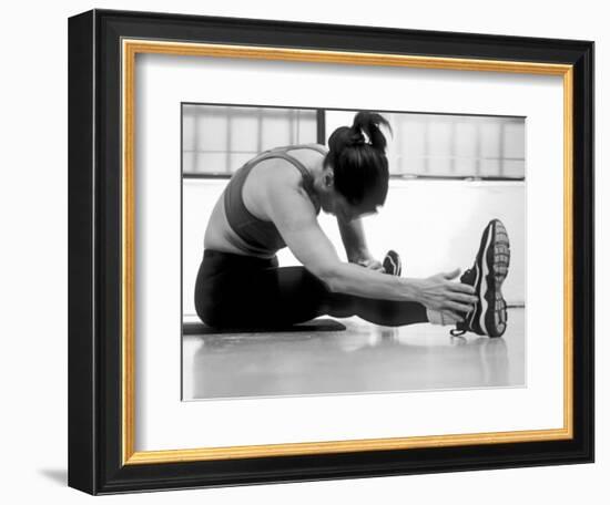 Women Stretching During Exercise Session, New York, New York, USA-Paul Sutton-Framed Photographic Print