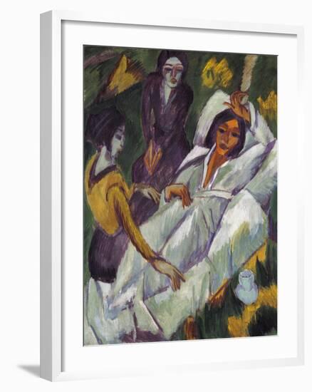 Women Taking Tea, 1914-Ernst Ludwig Kirchner-Framed Giclee Print