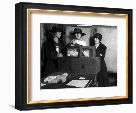 Women Voting, C1917-null-Framed Photographic Print