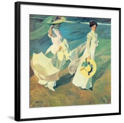 Women Walking On The Beach Art Print Joaquín Sorolla Y Bastida Art Com