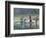 Women Washing Clothes on the Ghats of the River Mahanadi, Reflected in the Water, Orissa, Inda-Annie Owen-Framed Photographic Print