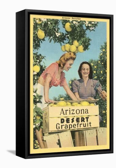 Women with Grapefruit, Arizona-null-Framed Stretched Canvas