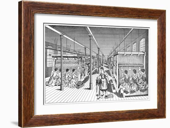 Women Workers in a Carpet Factory, C1895-null-Framed Giclee Print