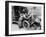 Women Working on an Automobile Engine Showing Shortage of Men During World War I-null-Framed Photographic Print