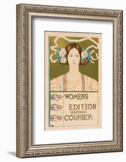 Womens Edition Buffalo Courier-Alice Russell Glenny-Framed Premium Giclee Print