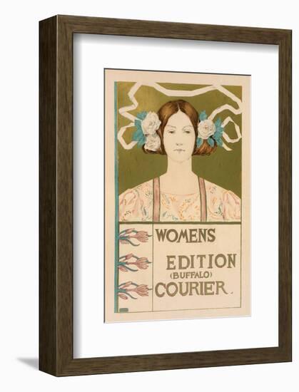 Womens Edition Buffalo Courier-Alice Russell Glenny-Framed Premium Giclee Print