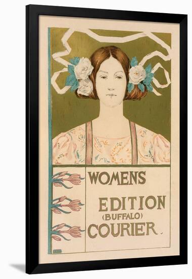 Womens Edition Buffalo Courier-Alice Russell Glenny-Framed Premium Giclee Print