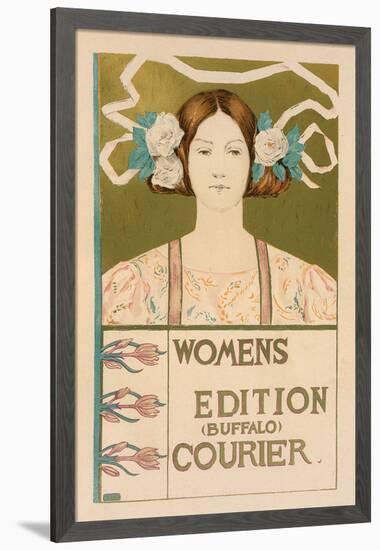 Womens Edition Buffalo Courier-Alice Russell Glenny-Framed Premium Giclee Print