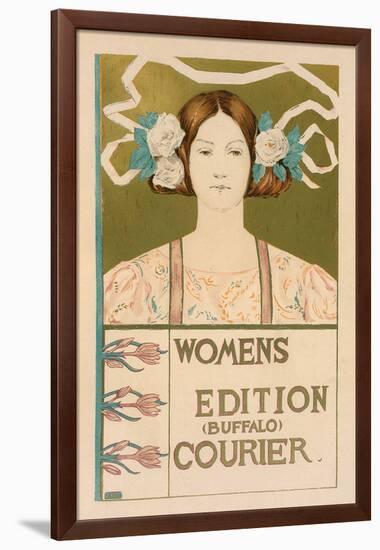 Womens Edition Buffalo Courier-Alice Russell Glenny-Framed Premium Giclee Print