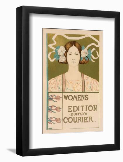 Womens Edition Buffalo Courier-Alice Russell Glenny-Framed Art Print