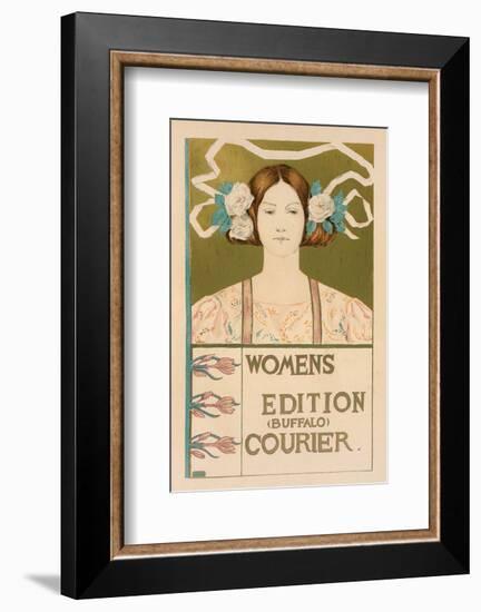 Womens Edition Buffalo Courier-Alice Russell Glenny-Framed Art Print