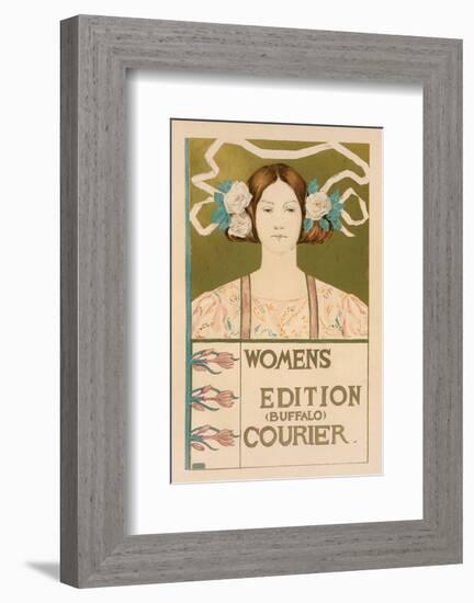 Womens Edition Buffalo Courier-Alice Russell Glenny-Framed Art Print