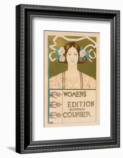 Womens Edition Buffalo Courier-Alice Russell Glenny-Framed Art Print