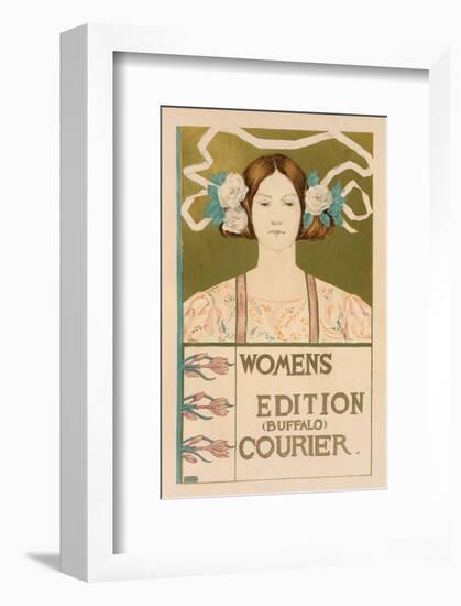 Womens Edition Buffalo Courier-Alice Russell Glenny-Framed Art Print