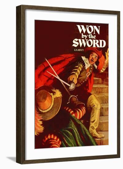 Won By The Sword-null-Framed Art Print