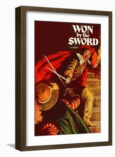 Won By The Sword-null-Framed Art Print