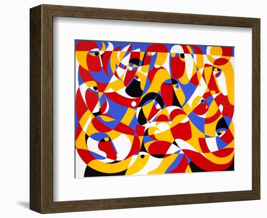 Wonder, 1991 (Acrylic on Board)-Ron Waddams-Framed Giclee Print