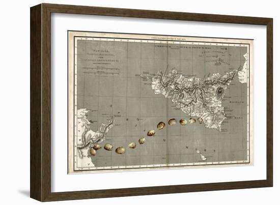 Wonder Atlas - Sicily-Deirdre Kelly-Framed Giclee Print