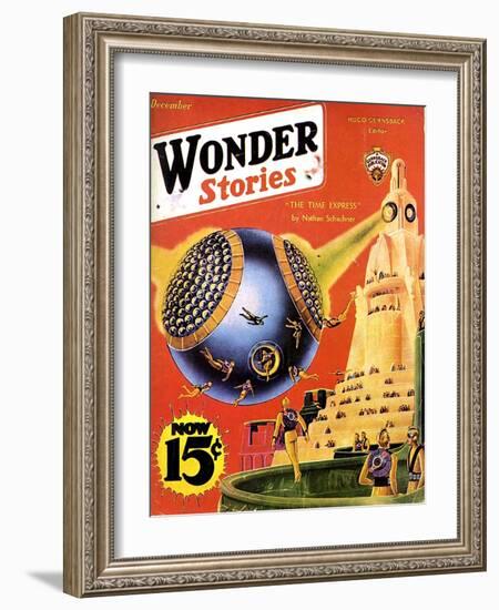 Wonder Stories, 1932, USA-null-Framed Giclee Print