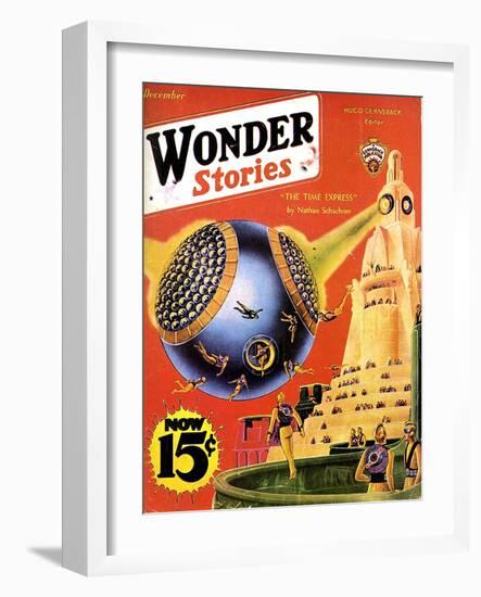 Wonder Stories, 1932, USA-null-Framed Giclee Print