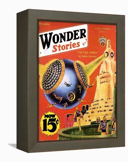 Wonder Stories, 1932, USA-null-Framed Premier Image Canvas