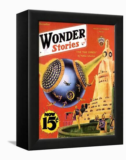 Wonder Stories, 1932, USA-null-Framed Premier Image Canvas