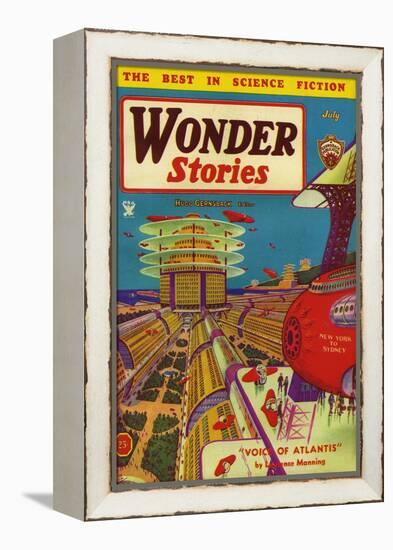 Wonder Stories, 1934, USA-null-Framed Premier Image Canvas