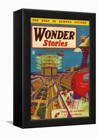 Wonder Stories, 1934, USA-null-Framed Premier Image Canvas