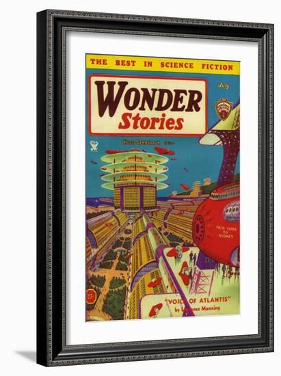 Wonder Stories, 1934, USA-null-Framed Giclee Print