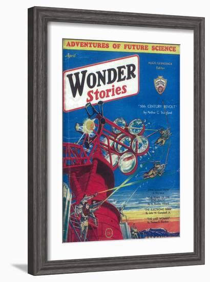 Wonder Stories-null-Framed Art Print