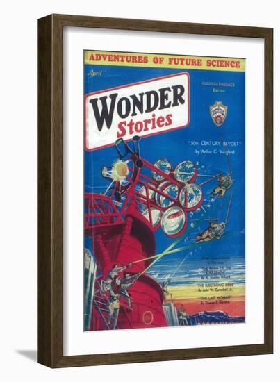 Wonder Stories-null-Framed Art Print