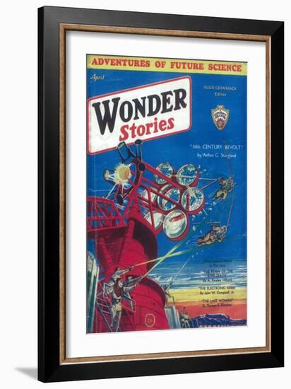 Wonder Stories--Framed Art Print