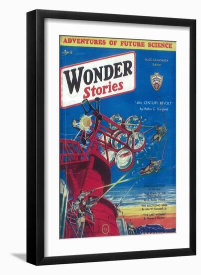 Wonder Stories-null-Framed Art Print