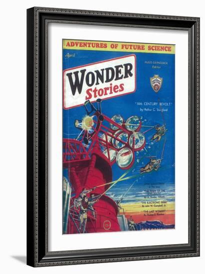 Wonder Stories-null-Framed Art Print