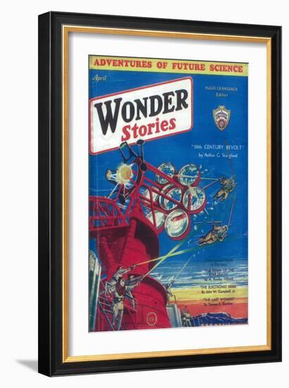 Wonder Stories-null-Framed Art Print