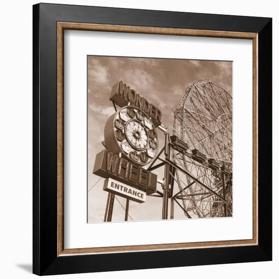 Wonder Wheel-Erin Clark-Framed Art Print