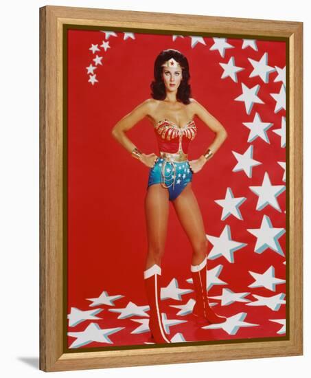 Wonder Woman - Lynda Carter-null-Framed Stretched Canvas