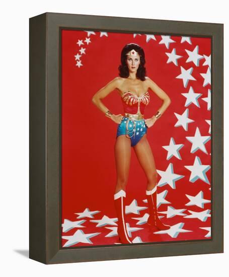 Wonder Woman - Lynda Carter-null-Framed Stretched Canvas