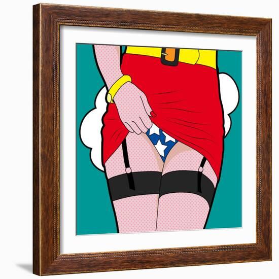 Wonder Woman Sexy-Mark Ashkenazi-Framed Giclee Print