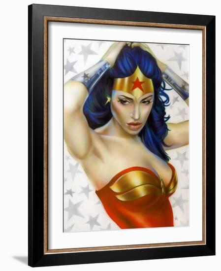 Wonder Woman-Shen-Framed Art Print