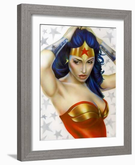 Wonder Woman-Shen-Framed Art Print