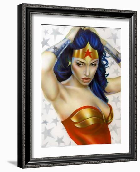 Wonder Woman-Shen-Framed Art Print