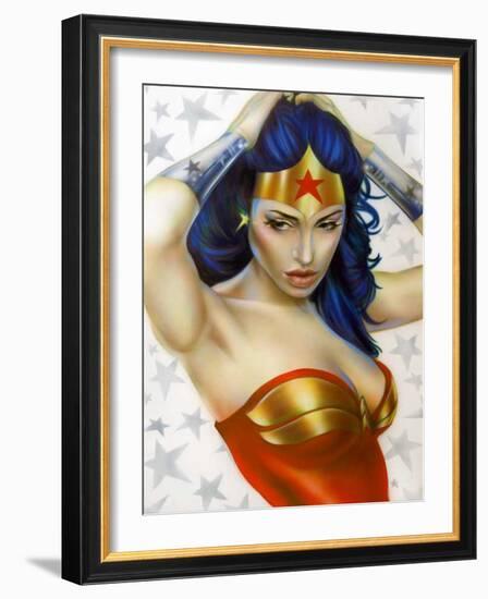 Wonder Woman-Shen-Framed Art Print