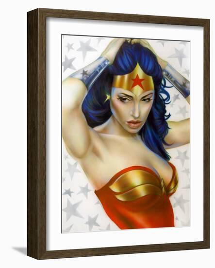 Wonder Woman-Shen-Framed Art Print