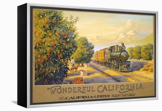 Wonderful Califonia-Kerne Erickson-Framed Stretched Canvas