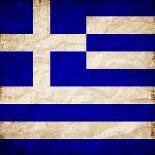 Greece Flag-Wonderful Dream-Art Print