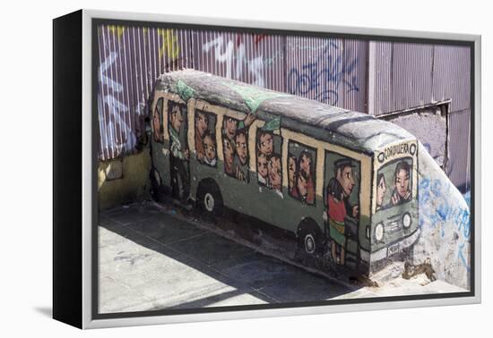 Wonderful Graffiti, Valparaiso, Chile-Peter Groenendijk-Framed Premier Image Canvas