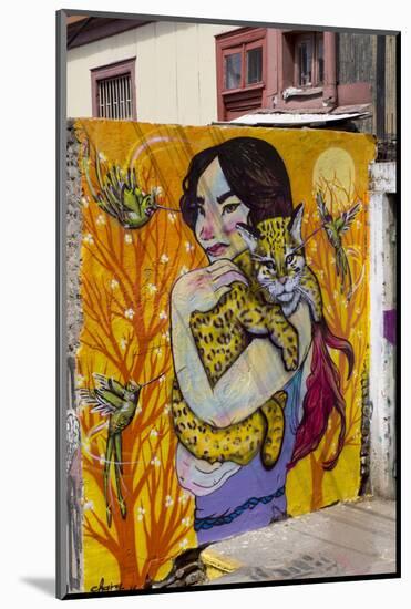 Wonderful Graffiti, Valparaiso, Chile-Peter Groenendijk-Mounted Photographic Print