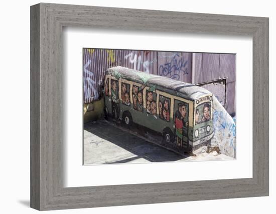 Wonderful Graffiti, Valparaiso, Chile-Peter Groenendijk-Framed Photographic Print